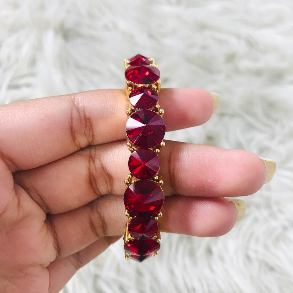 Magnetic Closure Red Bracelet